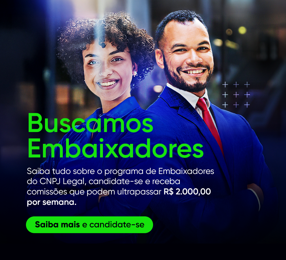 Banner Seja um Embaixador do CNPJ Legal