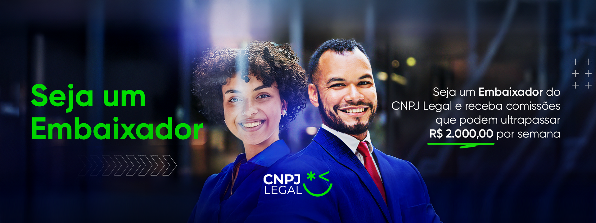 Banner Seja um Embaixador